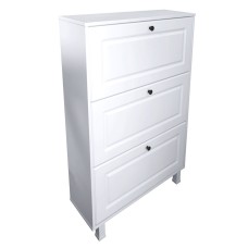 Pantofar Zapato 3 usi MDF Alb Mare 80 x 122 x 26 cm